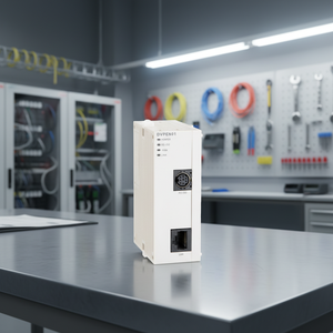 Módulo de Comunicación Ethernet para PLC Delta DVPEN01-SL, Controlador de Automatización Industrial de Alta Velocidad con 32 E/S 10V para la Serie DVP - Product Image 1