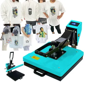 Machine d'impression de T-Shirt 5 en 1 6 en 1, 360 degrés, presse à chaud numérique 15x15 pour transfert de chaleur