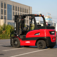 Chariot élévateur électrique au prix d'usine, 1 tonne, 1,5 tonne, 2 tonnes, 5 tonnes, mini-élévateur à batterie au lithium avec déplaceur latéral à vendre