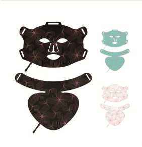 Silicone sem fio fotão máscara facial espectral beleza instrumento fotão rejuvenescimento - Product Image 5