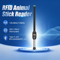 Lector de Etiquetas HDX FDX-B IP67 con Bluetooth 4.0, 134.2khz, Lector de Etiquetas para Animales, 100,000 Registros, Largo Alcance, Identificación de Ganado Vacuno, Ovino y Porcino