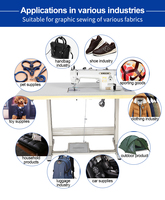 Machine industrielle XC-0398 à point noué à entraînement direct pour les vêtements et le cuir Offre Spéciale de configuration à plat à aiguille unique