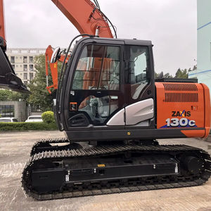 Excavatrice sur chenilles hydraulique Hitachi ZX130C-6A d'occasion, importée du Japon, 13 tonnes, prix bas, avec composants de moteur et roulements de moteur principaux - Product Image 2