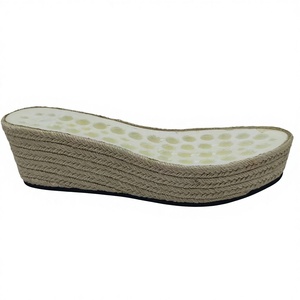 <span class=keywords><strong>Espadrilles</strong></span> pour femmes GUOZU, mode féminine, avec talon compensé durable antidérapant en PU + jute - Product Image 2
