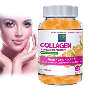 Caramelo Suave de colágeno Natural personalizado de fábrica para hombres y mujeres, con biotina, Zinc, vitamina C y E, para el crecimiento del cabello antienvejecimiento y - Product Image 1