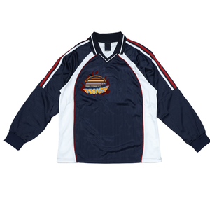 Conjunto de Camisetas Deportivas Personalizadas para Hombre, Cuello Redondo, Diseño de Bloques de Color, Estampado Frontal, Ropa de Otoño, 100% Poliéster Tejido - Product Image 2