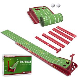 Thảm Thực Hành Đặt <span class=keywords><strong>Golf</strong></span> Trong Nhà Mới 2021 Đặt Bóng Xanh Tự Động Trở Lại - Product Image 1