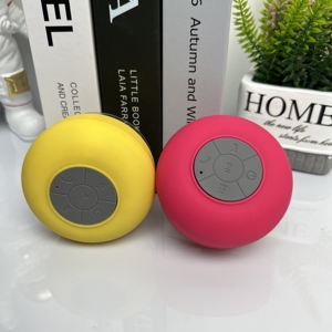 Mini BT Sucker Loa di động không thấm nước không dây loa rảnh tay tắm phòng tắm di động BT loa âm thanh hệ thống âm thanh - Product Image 5
