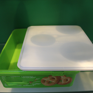 Agordigeblaj koloroj plastbox Rectangular Biscuit Candy Box