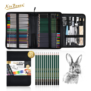 Xin Bowen Vật Liệu Nghệ Thuật 75-Mảnh Nghệ Thuật Chuyên Nghiệp Thiết Lập Bản Vẽ Và Phác Thảo Bút Chì Kit An Toàn Và Không Độc Hại Bút Chì Bộ - Product Image 6