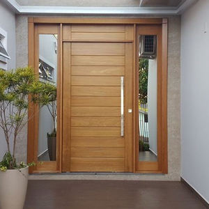 Puertas <span class=keywords><strong>de</strong></span> Entrada Principales <span class=keywords><strong>de</strong></span> <span class=keywords><strong>Madera</strong></span> Estilo Americano Moderno Contemporáneo para Casas Puertas Modernas para <span class=keywords><strong>Exterior</strong></span> e Interior - Product Image 2