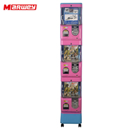 Marwey Japanese Gacha Store Whole Design Three Layers Machine Kid Gift Game Toy Capsule Vending Machine