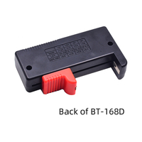 Testeur de batterie numérique BT-168/BT-168D pour AA, AAA, 9V, mini batterie cellulaire
