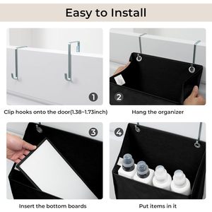 Organizador para colgar sobre la puerta con 6 estantes desmontables para almacenamiento de artículos de bebé en el dormitorio, cuarto de niños o habitación infantil. - Product Image 6