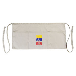Tabliers de Serveur Sans Manches Style Européen en Polyester Coton Beige Lavables pour Serveurs et Chefs avec Logo Imprimé – Vente en Gros - Product Image 2