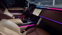 Kit de Decoración de Iluminación LED Interior para Automóvil, Estilo Dinámico con Rayas Coloridas, para Land Rover Range Rover Sport 2023-2025