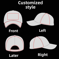 Gorra de Béisbol Personalizada Lavada, Estilo Vintage, Ajustable, de Algodón, Lisa, Informal, para Correr, Protección Solar, de 6 Paneles