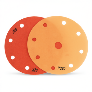 Disco de Lijado Ttake de 15 Orificios, Grano 320, con Respaldo de Velcro para Madera y Metal - Product Image 2