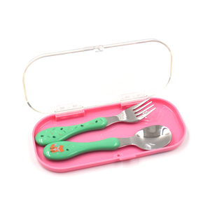 Vaisselle pour <span class=keywords><strong>enfants</strong></span> rose Fourchette pour <span class=keywords><strong>enfants</strong></span> Cuillère Baguettes <span class=keywords><strong>Couverts</strong></span> pour <span class=keywords><strong>enfants</strong></span> avec boîte - Product Image 2