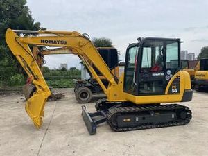 Excavatrice compacte d'occasion Komatsu PC56 6 tonnes, produit remis à neuf de qualité - Product Image 4