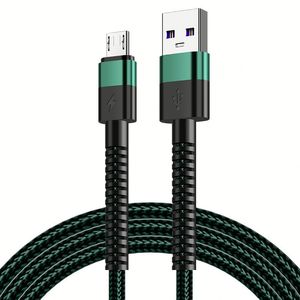 Braid Charger Cable Type <b>C</b>/Micro Phone Cables Nylon Fast Charge Data Cable for Mobile Phones for Iphone for Huawei - Product Image 4