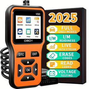 V500 자동차 진단 도구 OBD2 디코더 및 클리어러 범용 디스플레이 화면 - Product Image 2