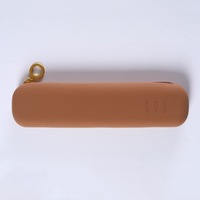 Sac de rangement étanche en silicone pour pinceaux de maquillage et éponges de beauté Pochette de maquillage de voyage anti-poussière
