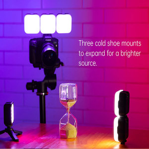 DF Wholesale LED6R 6Bi 6W RGB Luz LED para Cámara de Video, 13 Efectos FX, Batería Recargable, Luz de Relleno para Fotografía, Luz para Cámara L - Product Image 6