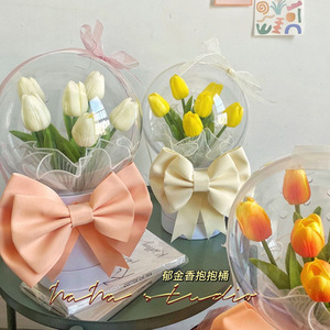 Một Ngày Valentine Xà Phòng Bảo Quản Bán Buôn Bao Bì Acrylic Bóng Sô Cô La Tăng Hộp Quà Tặng Hoa Cho Hoa Bó Hoa - Product Image 6