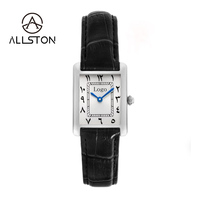 Montre à quartz étanche de luxe avec chiffres arabes, bracelet en cuir, bijoux personnalisés avec logo, breloque sportive antique, cadeau mignon, OEM