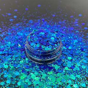 Vente en gros PET 1g Titane Caméléon Gros Mélange de Paillettes avec Logo Personnalisé pour Mariage Fête Décorations de Noël Cadeaux OEM/ODM - Product Image 2