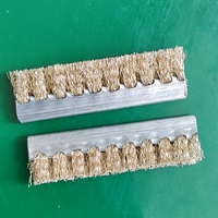 Brosse à fil de laiton, brosse plate en fil de cuivre, brosse à débavurer industrielle
