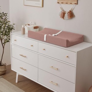 Funda Personalizada para Cambiador de Bebé, de Algodón Puro Crepé, Transpirable y Suave, para Recién Nacidos - Product Image 2