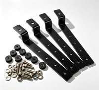 Kit de fixation universel en métal pour sacoches rigides de moto, support de montage pour modèles à placement arrière, garantie 1 an