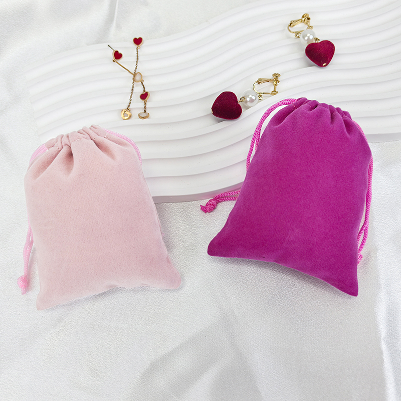 Recyclable Velvet Gift Bags Unique Ring