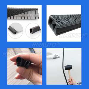 Bande de protection universelle pour bord de portière de voiture, anti-rayures, garniture d'étanchéité, 1M/5M/10M/15M, protection décorative - Product Image 5