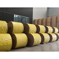 Papier enduit de résine avec des propriétés antistatiques sûres pour une utilisation fluide dans les installations agricoles