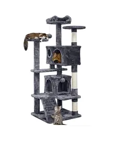 Кошачье дерево башня Кондо Мебель стойка для царапин для котят домашний игровой домик