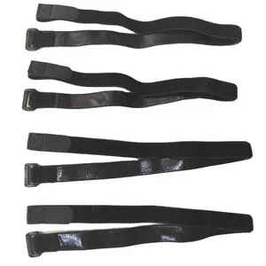 Adjustable Anti-Slip Self-Adhesive Elastic Hook and Loop Strap Tape for Secure Holding and Closure