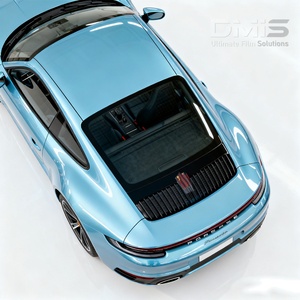 Super Brillant Brise de Mer Bleu Bonne Extensibilité Changement de Couleur Film Vinyle Wrap pour Voitures pour la Décoration de Voiture - Product Image 3