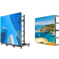 Écran LED de location P4.8, mur vidéo LED portable et pliable, panneau étanche pour événements temporaires, fêtes, scènes et expositions