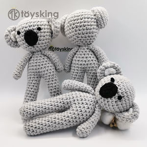 Marioneta <span class=keywords><strong>de</strong></span> <span class=keywords><strong>Dedo</strong></span> <span class=keywords><strong>de</strong></span> Koala Masticable para Bebés - Juguete <span class=keywords><strong>de</strong></span> Ganchillo Suave para la Dentición con Patas Fáciles <span class=keywords><strong>de</strong></span> Agarrar, Estimulación Sensorial y Ayuda para Dormir - Product Image 5