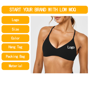 Sujetador deportivo transpirable y a prueba de golpes para mujer con diseño de espalda hermosa y chaleco desmontable para yoga y running - Product Image 5