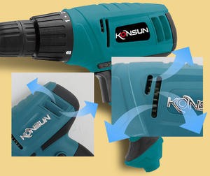 <span class=keywords><strong>Perceuse</strong></span> électrique compacte KONSUN 280W |   Mandrin sans clé de 10 mm, certifié GS, vitesse variable <span class=keywords><strong>pour</strong></span> le métal et le bois |   Outil électrique DIY - Product Image 5