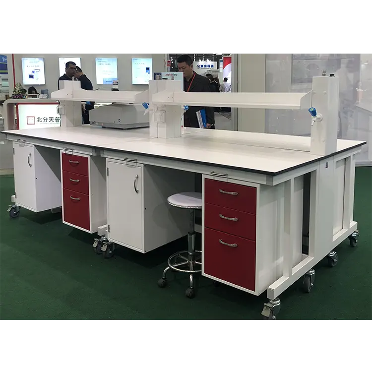 Customized sizes biotechnology laboratory furniture laboratory stainless steel working table
