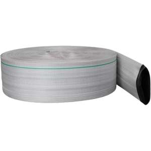 Tuyau <span class=keywords><strong>d</strong></span>'irrigation plat tressé haute pression de qualité industrielle pour pompe à eau, idéal pour l'agriculture, l'irrigation des jardins et l'aménagement paysager - Product Image 1