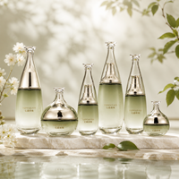 Flacons de parfum de luxe, pots et bouteilles en verre avec couvercles en plastique, flacons et pots cosmétiques en gros, 30g, 50g, 40ml, 100ml, 120ml
