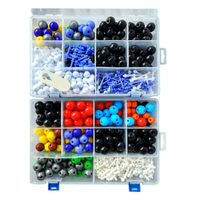 Juego de Modelos Moleculares de Química Orgánica, Kit de Modelos de Estructura Atómica y Retícula Cristalina para la Enseñanza de Química en Secundaria y Universidad