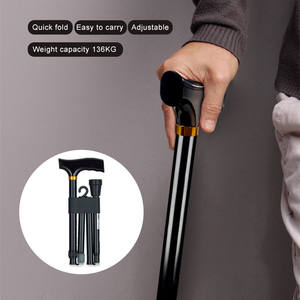 MSMT軽量アルミ折りたたみ歩行杖カスタムメイド自己防衛ハンディスティック男性用ブラインドウォーキング新デザイン - Product Image 2