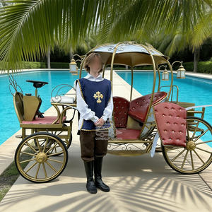 Arrivée d'une limousine de mariage et de tourisme, d'une calèche de style anglais, d'une calèche de prince, d'une calèche à chevaux, d'une calèche incroyable, d'un cabriolet, d'une caravane - Product Image 2